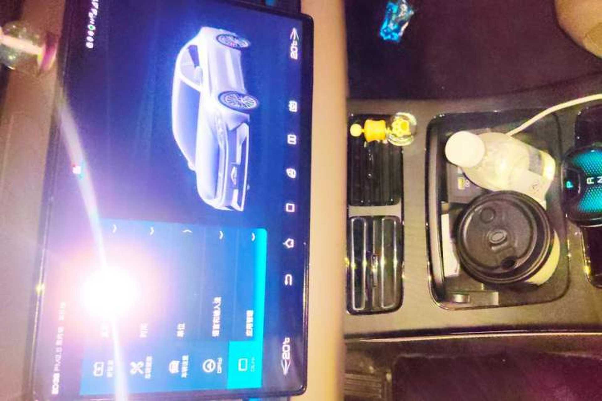 Used BYD Han 2020 EV Long-Range Deluxe Model Audio And AC Panel