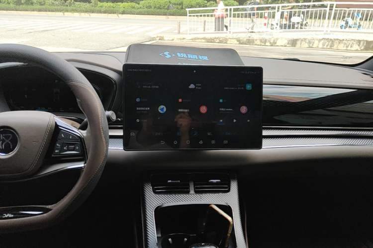 Used BYD Han 2020 DM Four-Wheel Drive Performance Edition Prestige Model Audio And AC Panel