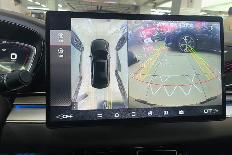 Used BYD Han 2020 DM Four-Wheel Drive Performance Edition Luxury Model Audio And AC Panel
