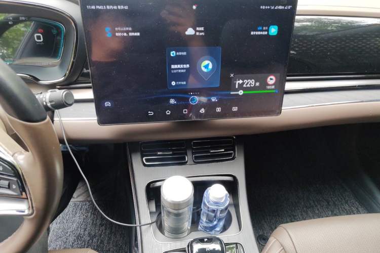 Used BYD Han 2020 EV Long-Range Deluxe Model Audio And AC Panel