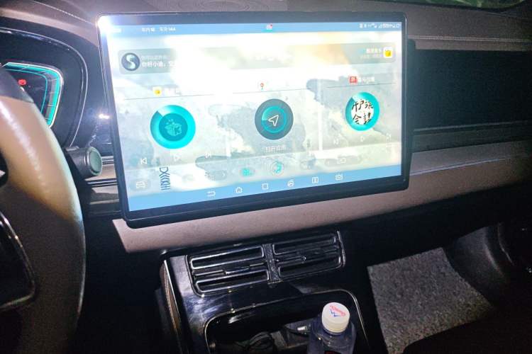 Used BYD Han 2020 EV Long-Range Luxury Model Audio And AC Panel