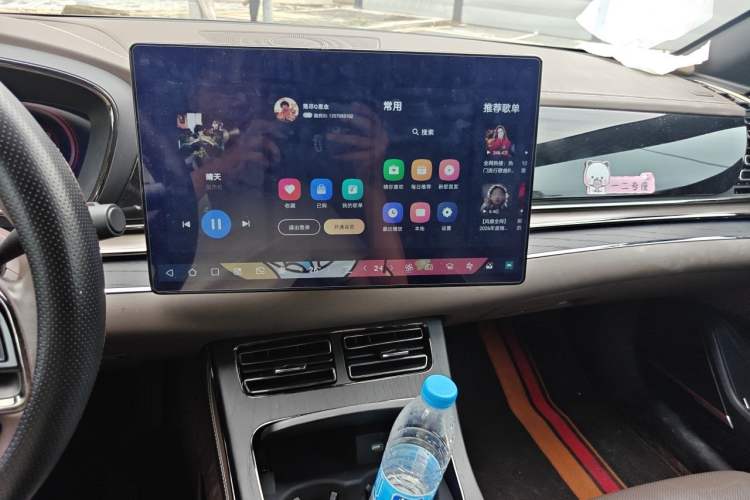 Used BYD Han 2020 DM Four-Wheel Drive Performance Edition Prestige Model Audio And AC Panel
