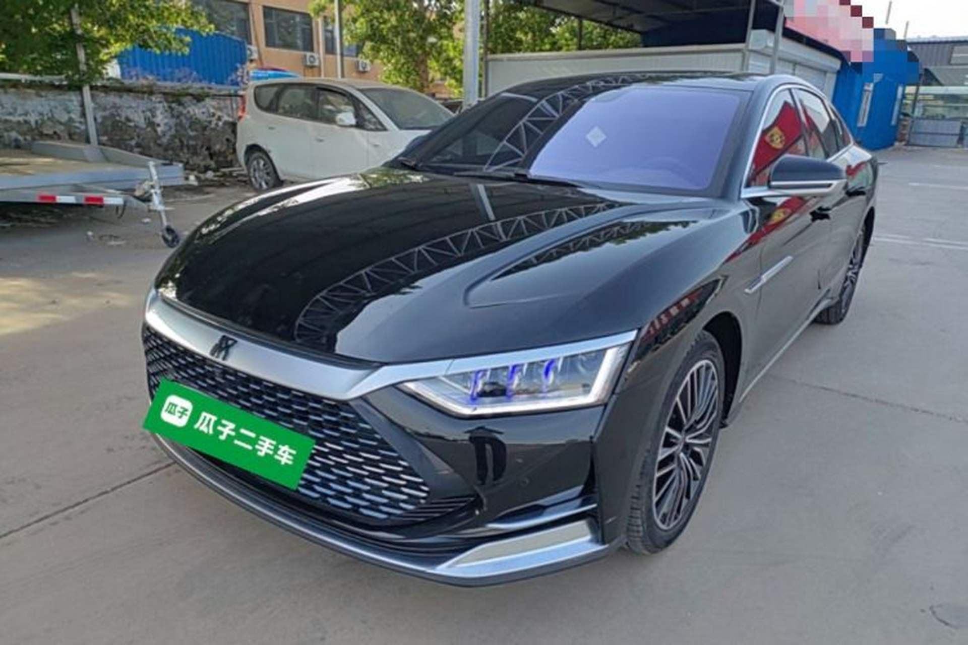 Used BYD Han 2020 DM Four-Wheel Drive Performance Edition Luxury Model Front Left 45 Deg