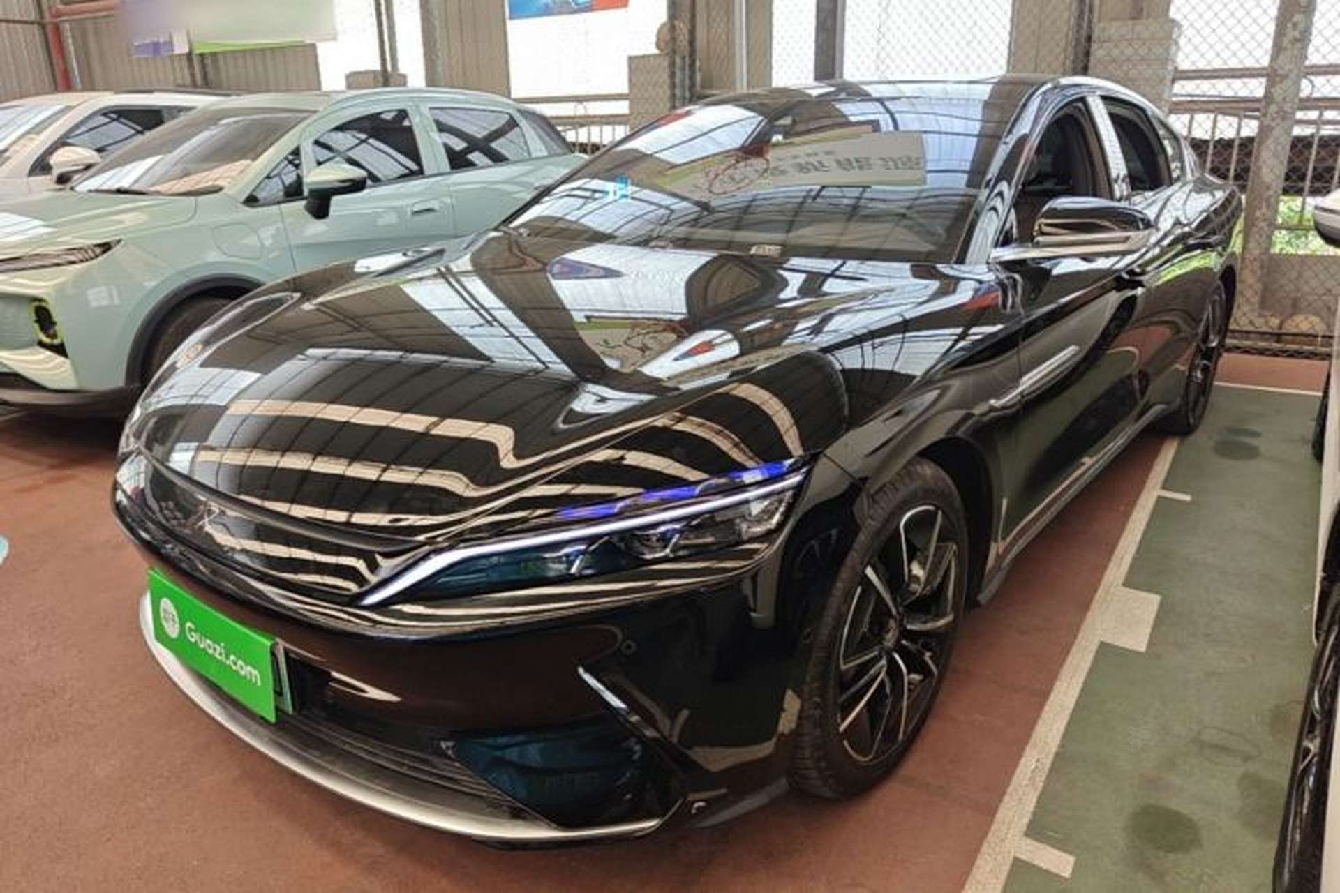 Used BYD Han 2020 EV Four-Wheel Drive High-Performance Flagship Model Front Left 45 Deg