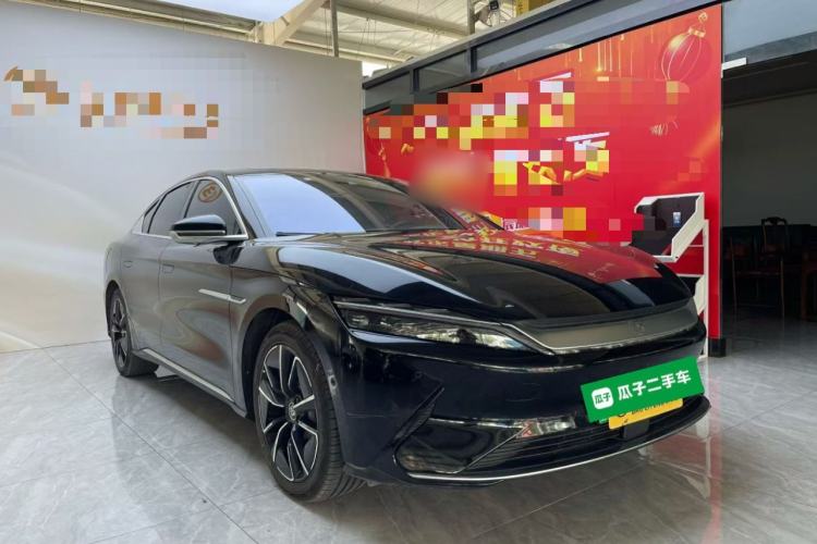 Used BYD Han 2020 EV Four-Wheel Drive High-Performance Flagship Model Front Right 45 Deg