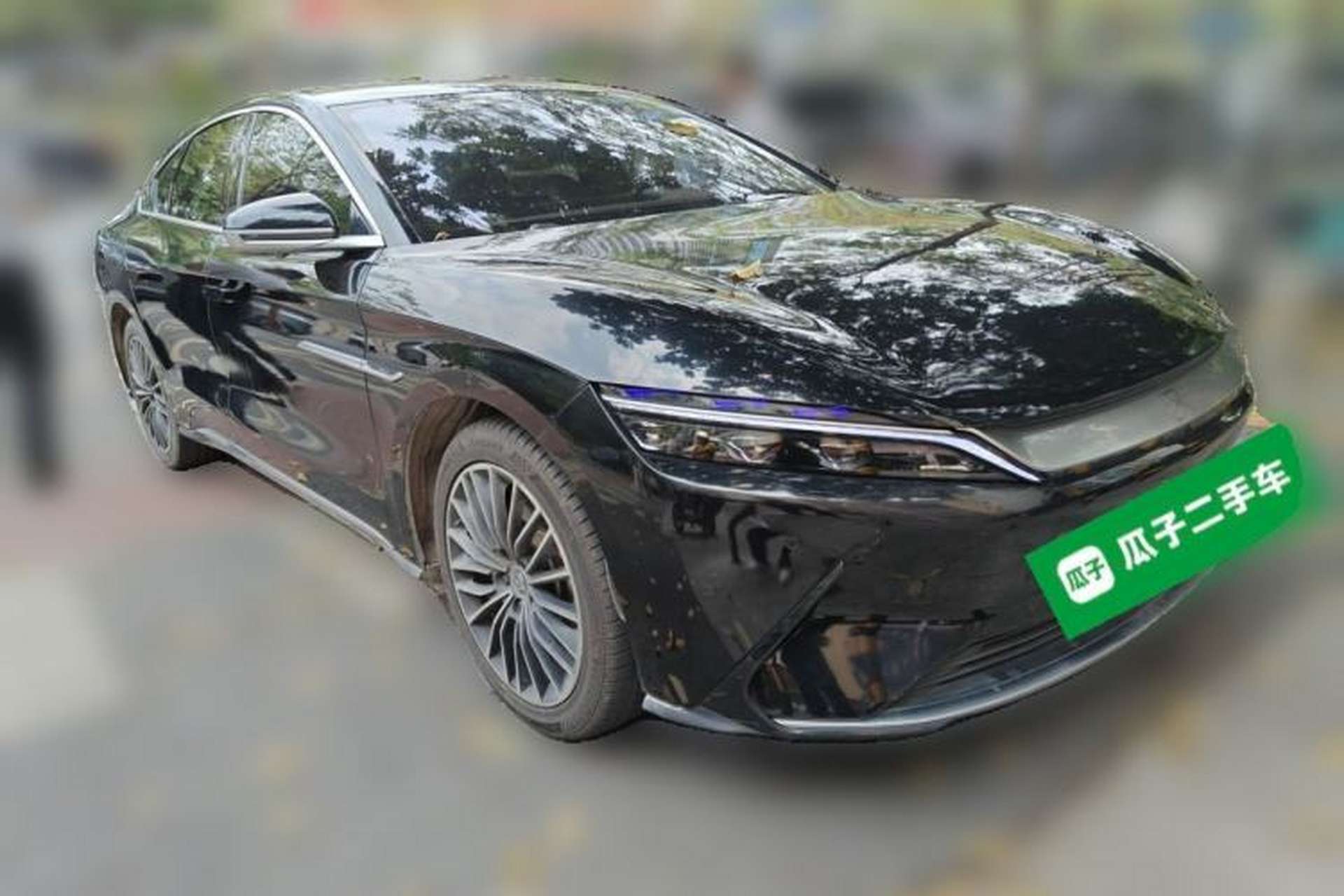 Used BYD Han 2020 EV Long-Range Luxury Model Front Right 45 Deg