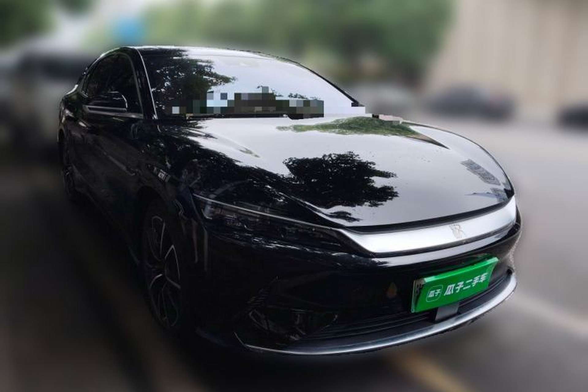 Used BYD Han 2020 EV Four-Wheel Drive High-Performance Flagship Model Front Right 45 Deg