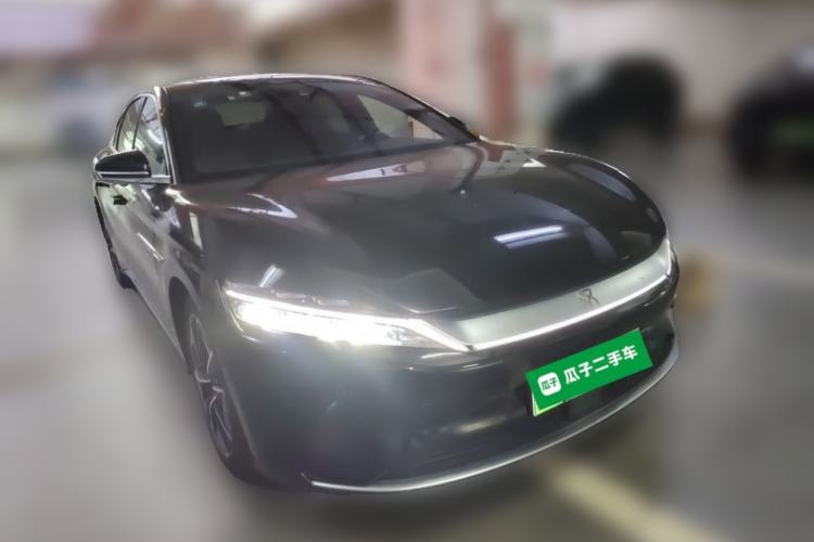 Used BYD Han 2020 EV Four-Wheel Drive High-Performance Flagship Model Front Right 45 Deg