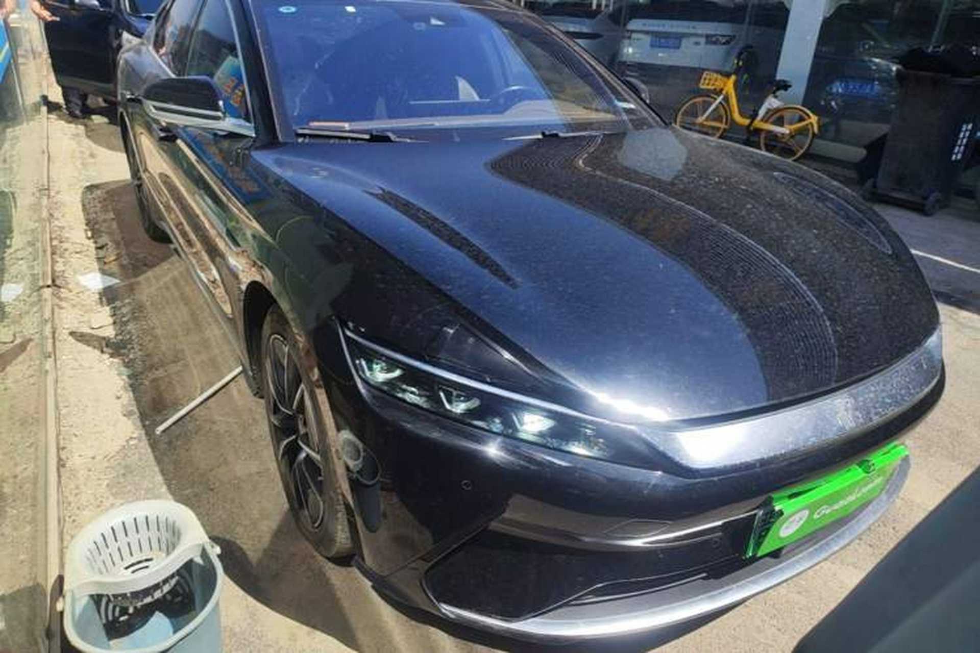 Used BYD Han 2020 EV Four-Wheel Drive High-Performance Flagship Model Front Right 45 Deg