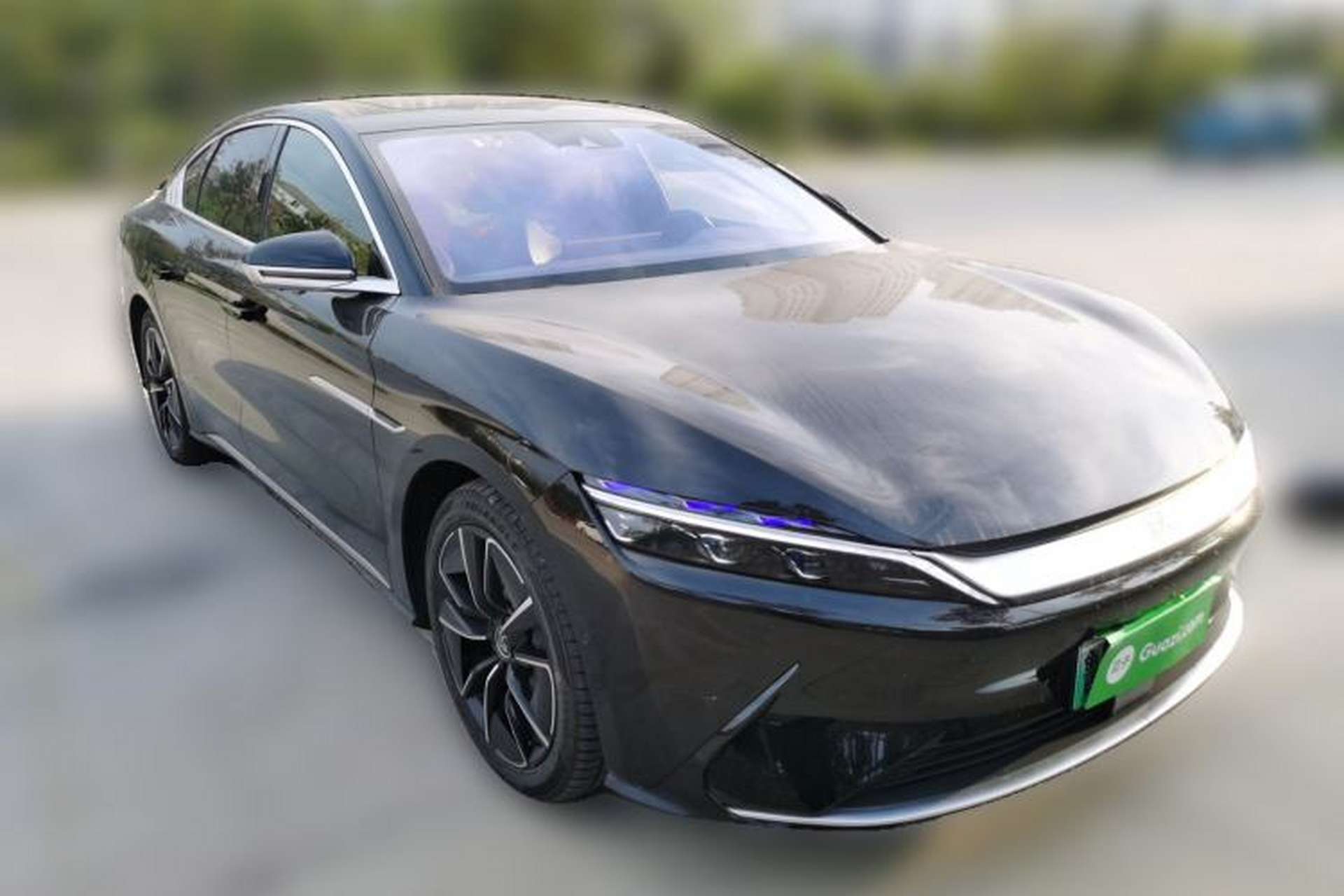 Used BYD Han 2020 EV Four-Wheel Drive High-Performance Flagship Model Front Right 45 Deg