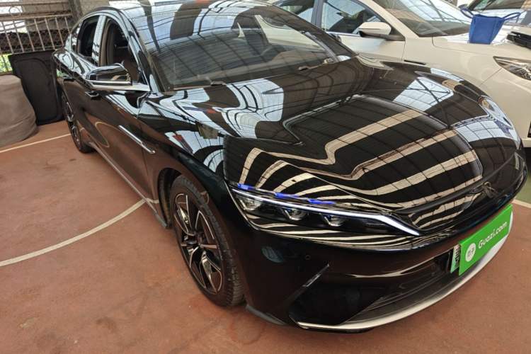 Used BYD Han 2020 EV Four-Wheel Drive High-Performance Flagship Model Front Right 45 Deg