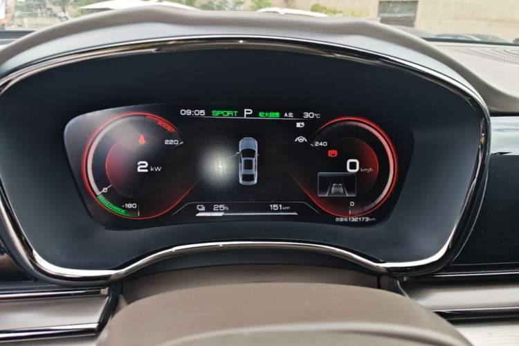 Used BYD Han 2020 EV Long-Range Luxury Model Instrument Cluster