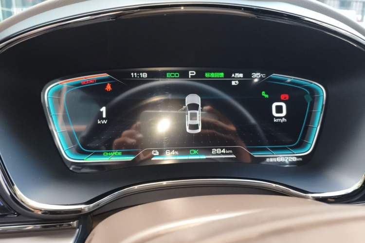 Used BYD Han 2020 EV Four-Wheel Drive High-Performance Flagship Model Instrument Cluster