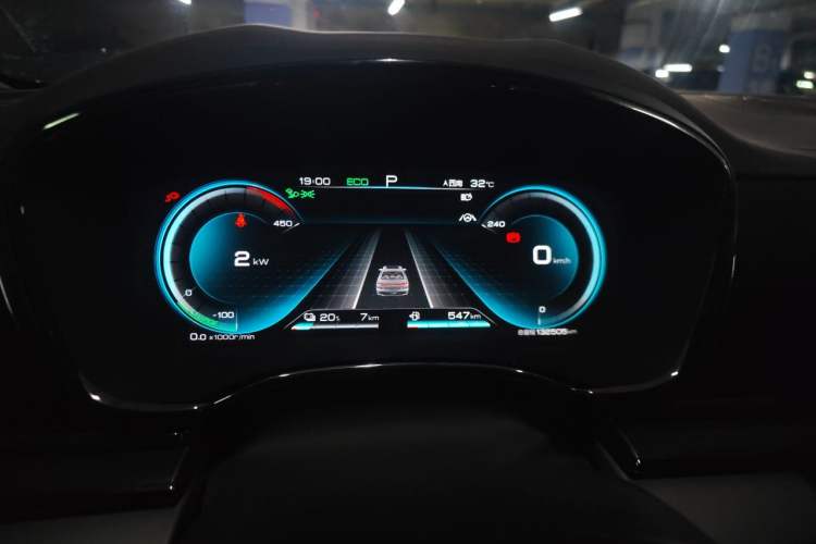 Used BYD Han 2020 DM Four-Wheel Drive Performance Edition Luxury Model Instrument Cluster