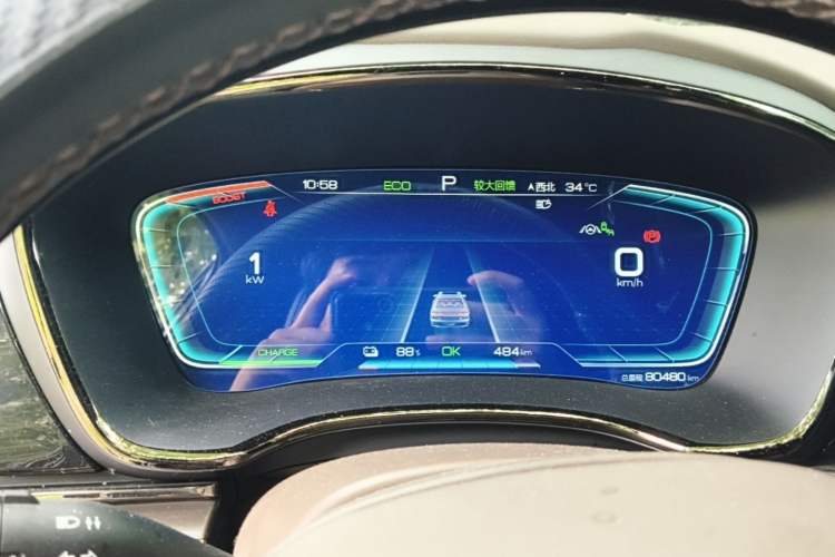 Used BYD Han 2020 EV Four-Wheel Drive High-Performance Flagship Model Instrument Cluster