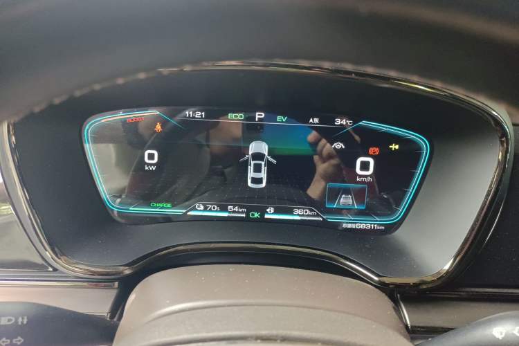 Used BYD Han 2020 DM Four-Wheel Drive Performance Edition Luxury Model Instrument Cluster