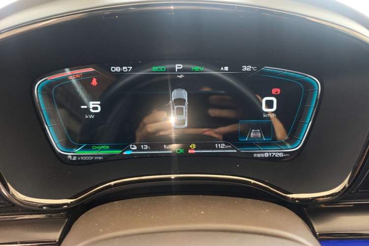 Used BYD Han 2020 DM Four-Wheel Drive Performance Edition Prestige Model Instrument Cluster