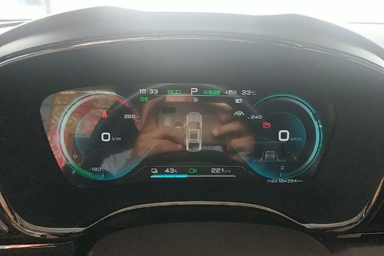 Used BYD Han 2020 EV Long-Range Luxury Model Instrument Cluster
