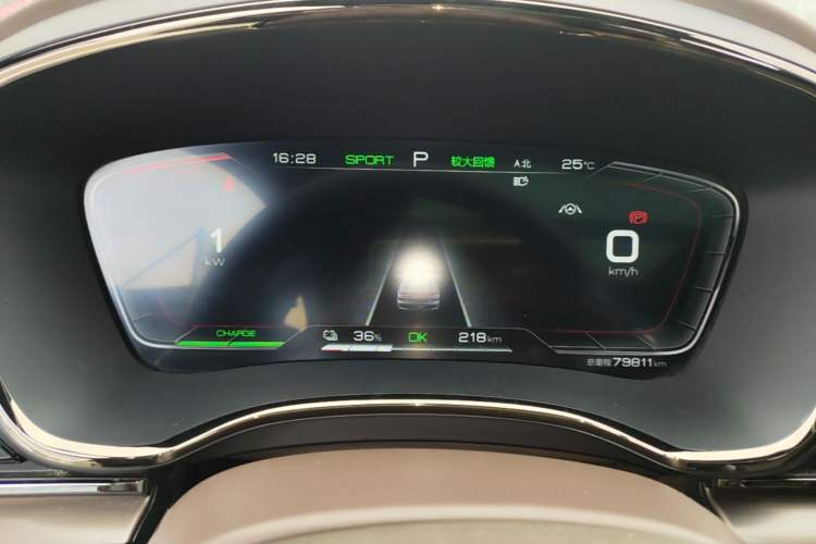 Used BYD Han 2020 EV Long-Range Luxury Model Instrument Cluster