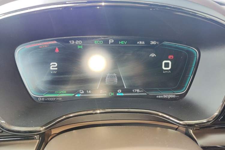 Used BYD Han 2020 DM Four-Wheel Drive Performance Edition Luxury Model Instrument Cluster