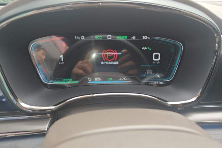 Used BYD Han 2020 EV Four-Wheel Drive High-Performance Flagship Model Instrument Cluster