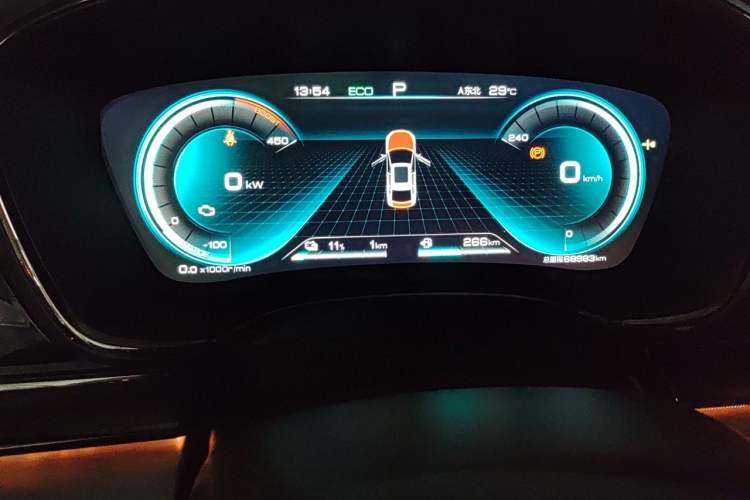 Used BYD Han 2020 DM Four-Wheel Drive Performance Edition Luxury Model Instrument Cluster