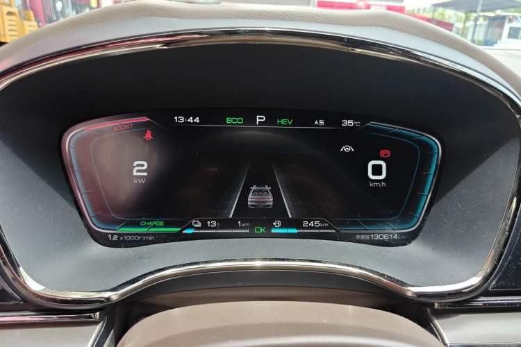 Used BYD Han 2020 DM Four-Wheel Drive Performance Edition Luxury Model Instrument Cluster