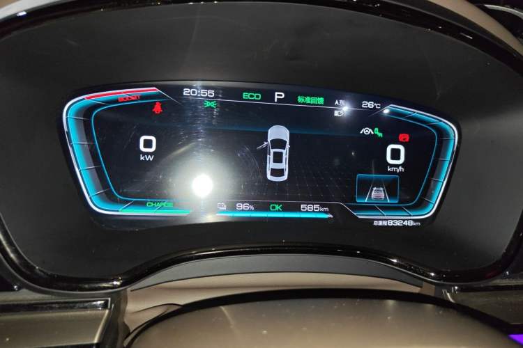 Used BYD Han 2020 EV Long-Range Deluxe Model Instrument Cluster