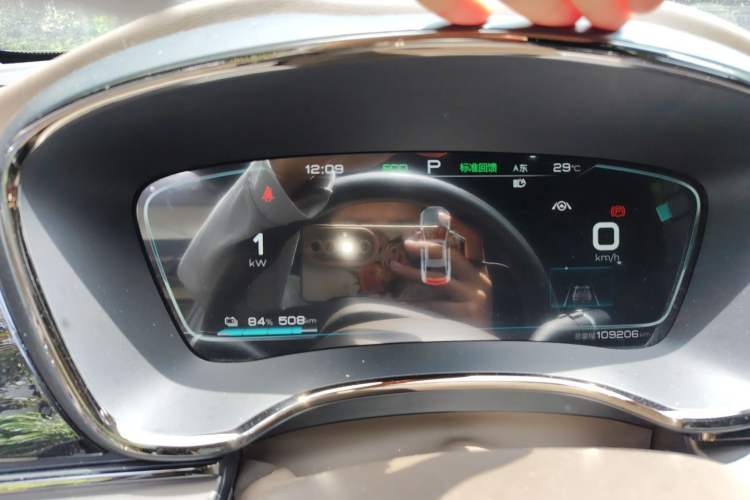 Used BYD Han 2020 EV Long-Range Luxury Model Instrument Cluster