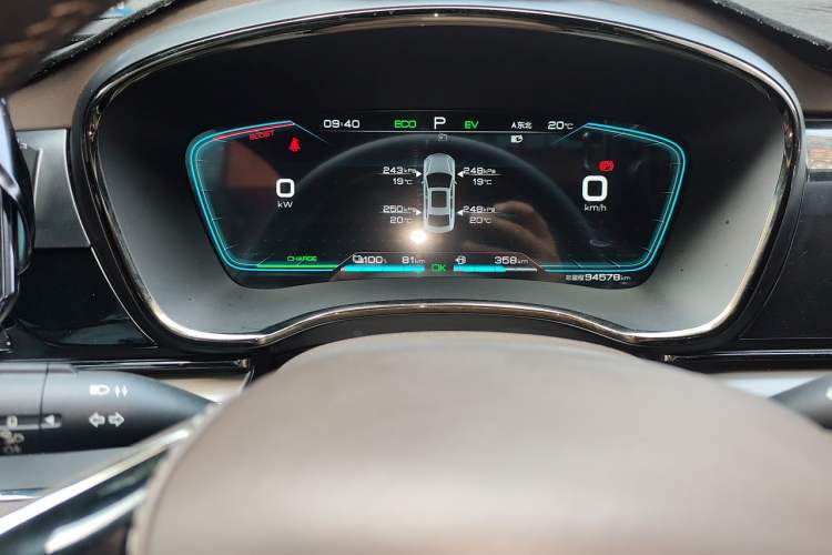 Used BYD Han 2020 DM Four-Wheel Drive Performance Edition Prestige Model Instrument Cluster