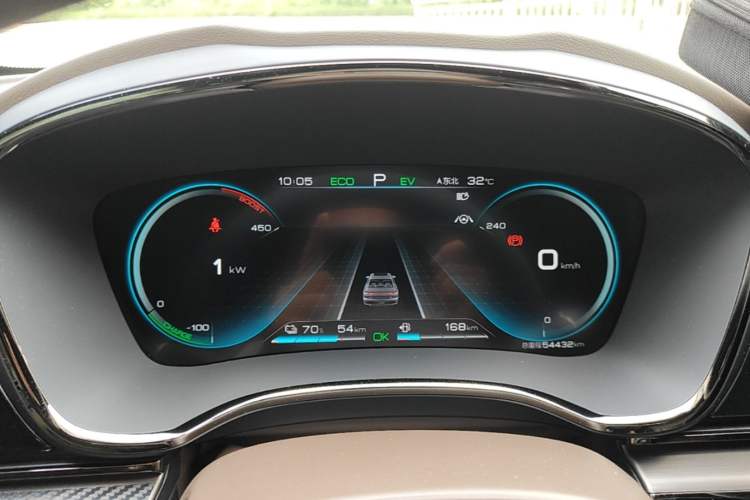 Used BYD Han 2020 DM Four-Wheel Drive Performance Edition Prestige Model Instrument Cluster