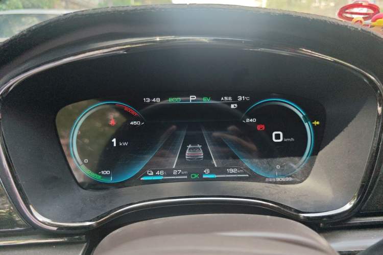 Used BYD Han 2020 DM Four-Wheel Drive Performance Edition Luxury Model Instrument Cluster