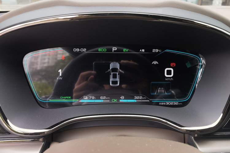 Used BYD Han 2020 DM Four-Wheel Drive Performance Edition Luxury Model Instrument Cluster
