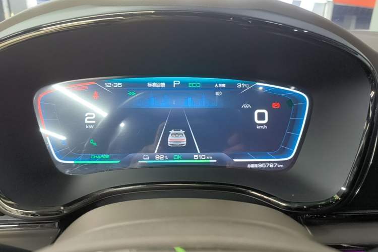 Used BYD Han 2020 EV Four-Wheel Drive High-Performance Flagship Model Instrument Cluster