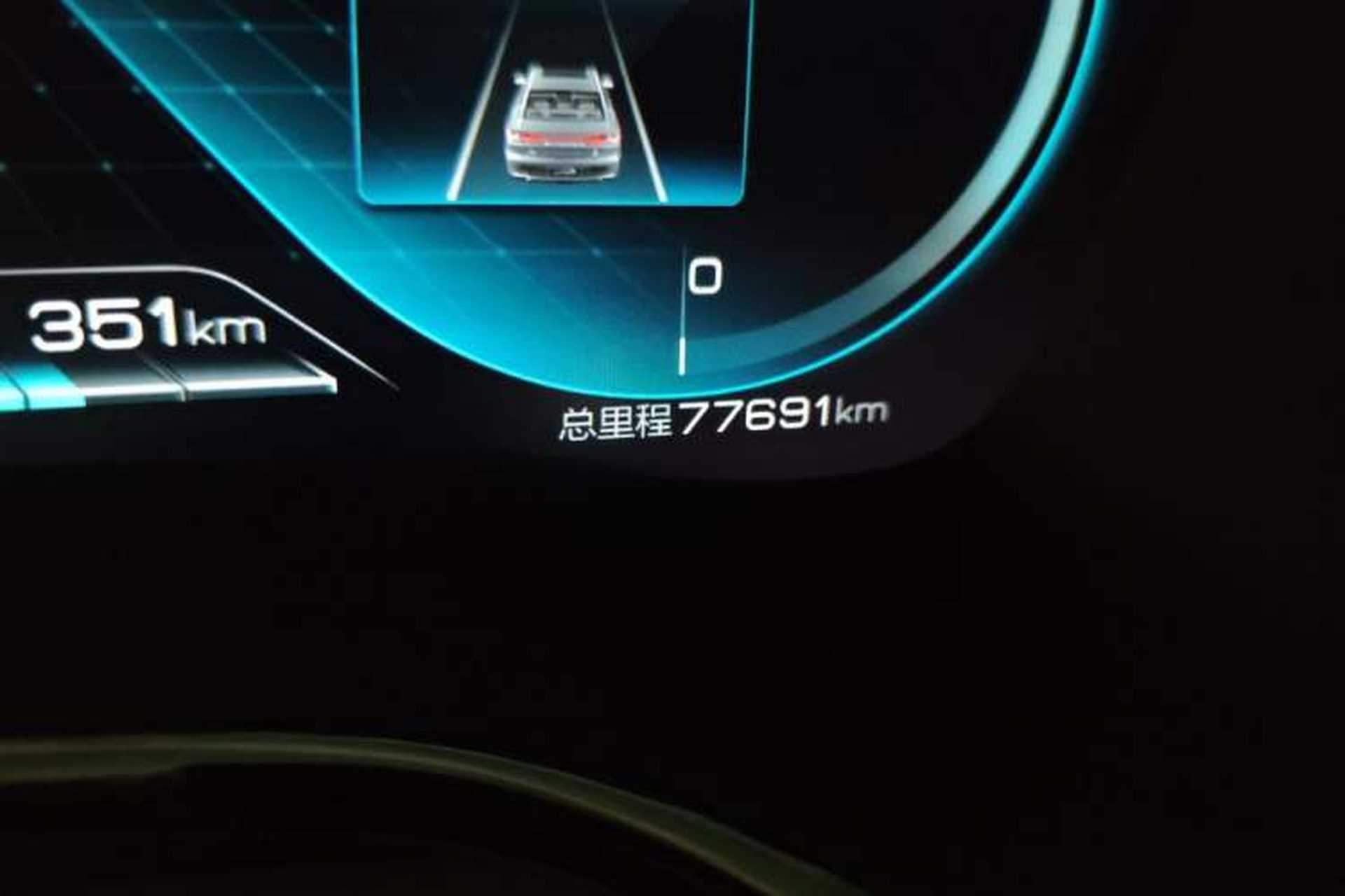 Used BYD Han 2020 DM Four-Wheel Drive Performance Edition Prestige Model Odometer Close Up