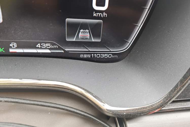 Used BYD Han 2020 DM Four-Wheel Drive Performance Edition Prestige Model Odometer Close Up
