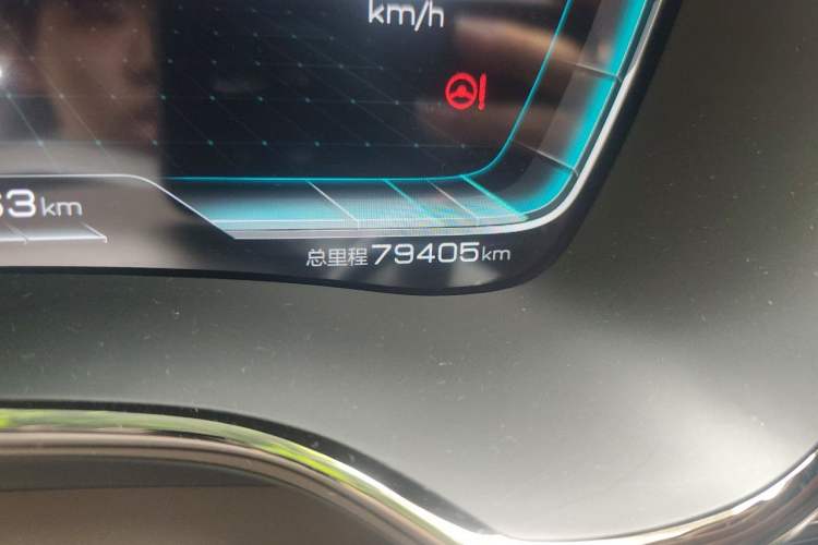 Used BYD Han 2020 EV Long-Range Deluxe Model Odometer Close Up