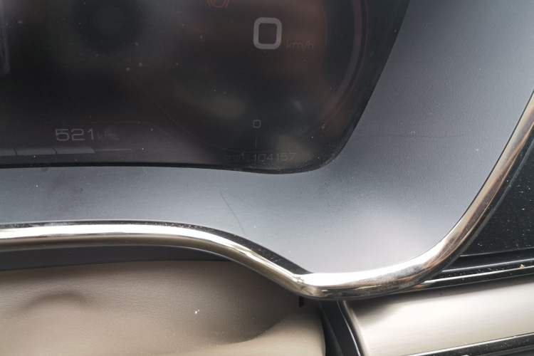 Used BYD Han 2020 EV Long-Range Deluxe Model Odometer Close Up