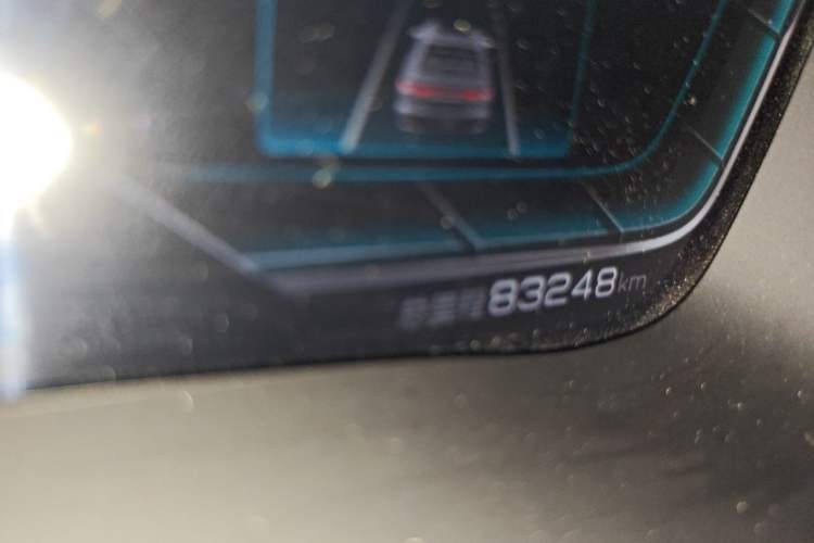 Used BYD Han 2020 EV Long-Range Deluxe Model Odometer Close Up