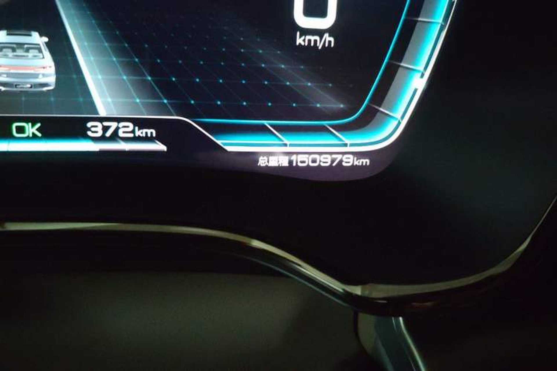 Used BYD Han 2020 EV Four-Wheel Drive High-Performance Flagship Model Odometer Close Up