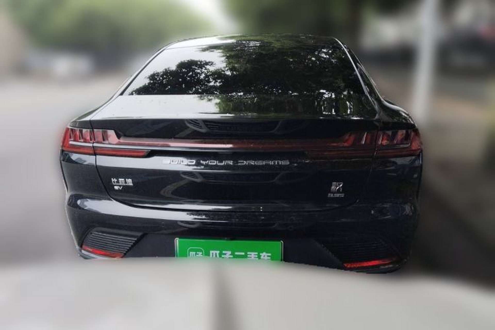 Used BYD Han 2020 EV Four-Wheel Drive High-Performance Flagship Model Rear