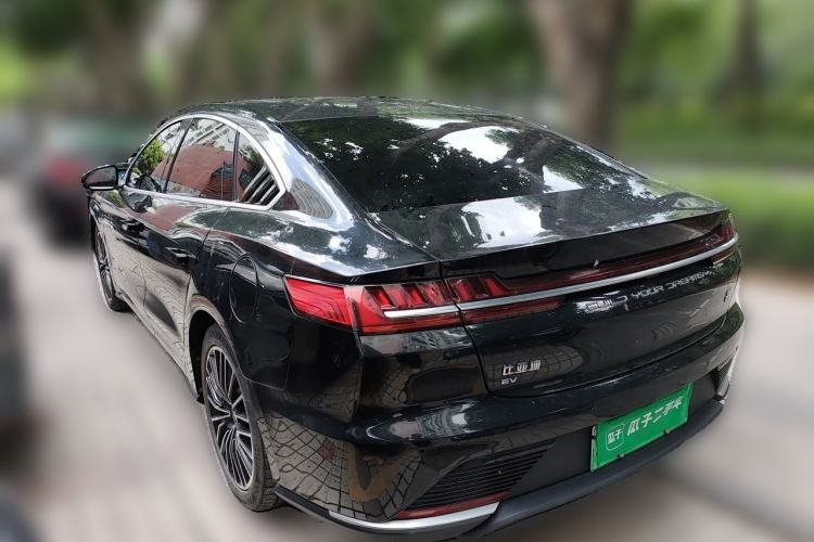 Used BYD Han 2020 EV Long-Range Luxury Model Rear Left 45 Deg