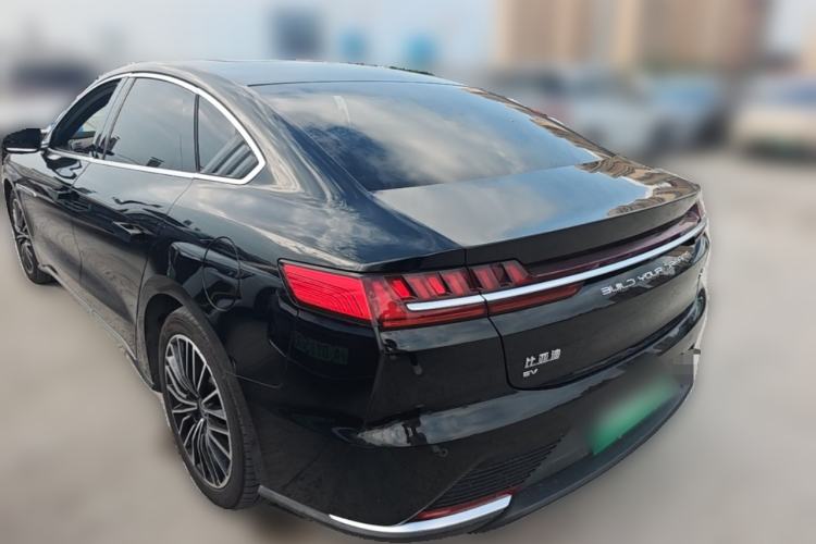 Used BYD Han 2020 EV Long-Range Luxury Model Rear Left 45 Deg