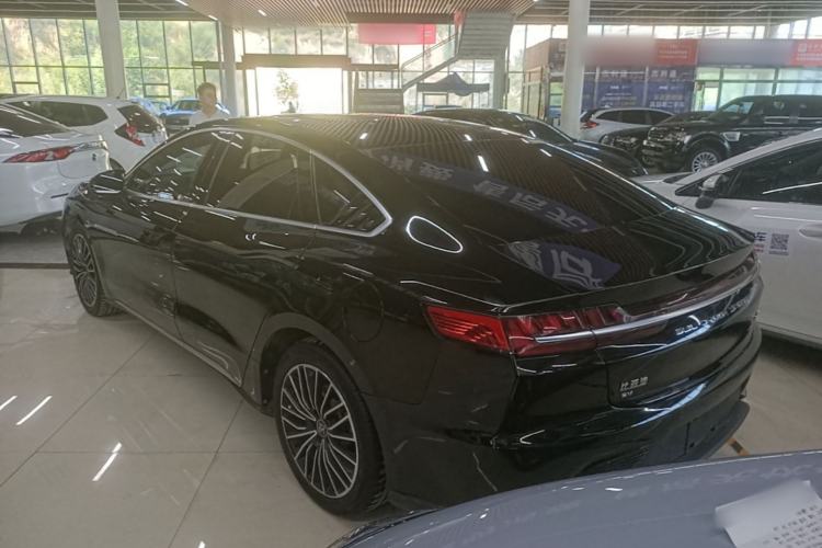 Used BYD Han 2020 EV Long-Range Luxury Model Rear Left 45 Deg