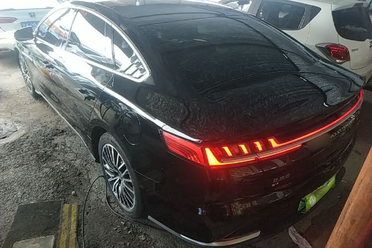 Used BYD Han 2020 EV Long-Range Luxury Model Rear Left 45 Deg