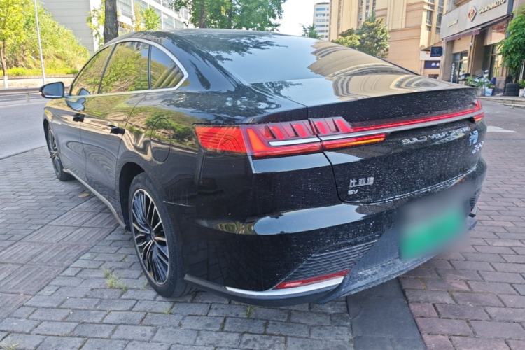 Used BYD Han 2020 EV Long-Range Luxury Model Rear Left 45 Deg