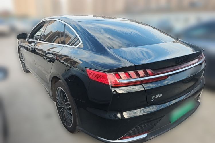 Used BYD Han 2020 EV Long-Range Luxury Model Rear Left 45 Deg