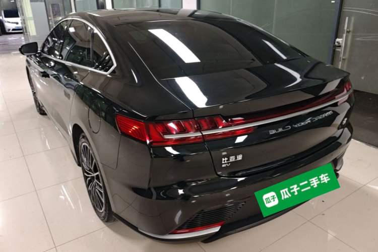 Used BYD Han 2020 EV Long-Range Luxury Model Rear Left 45 Deg