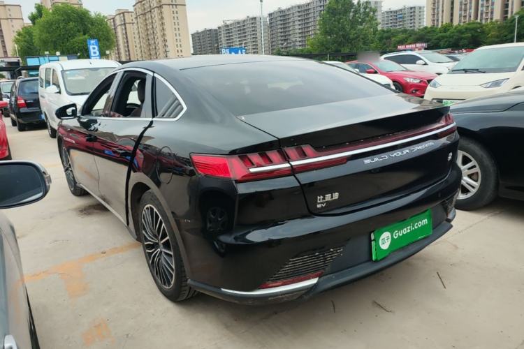 Used BYD Han 2020 EV Long-Range Luxury Model Rear Left 45 Deg