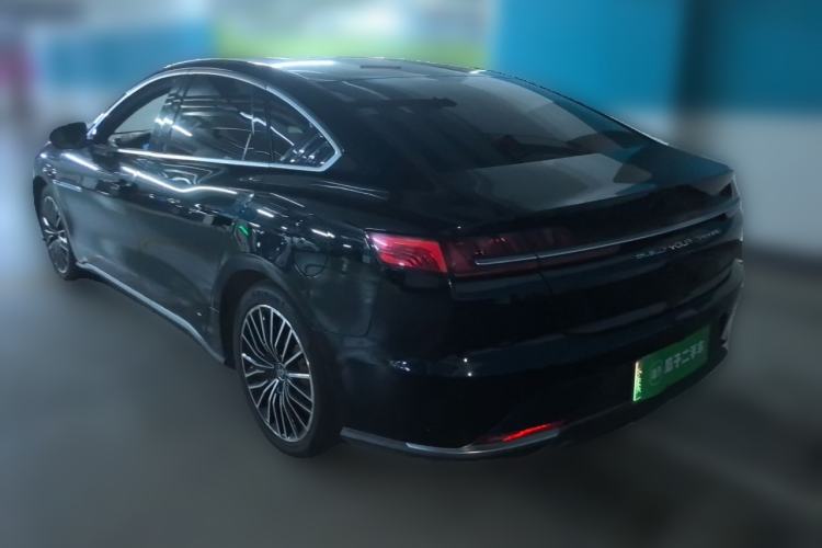 Used BYD Han 2020 EV Long-Range Luxury Model Rear Left 45 Deg